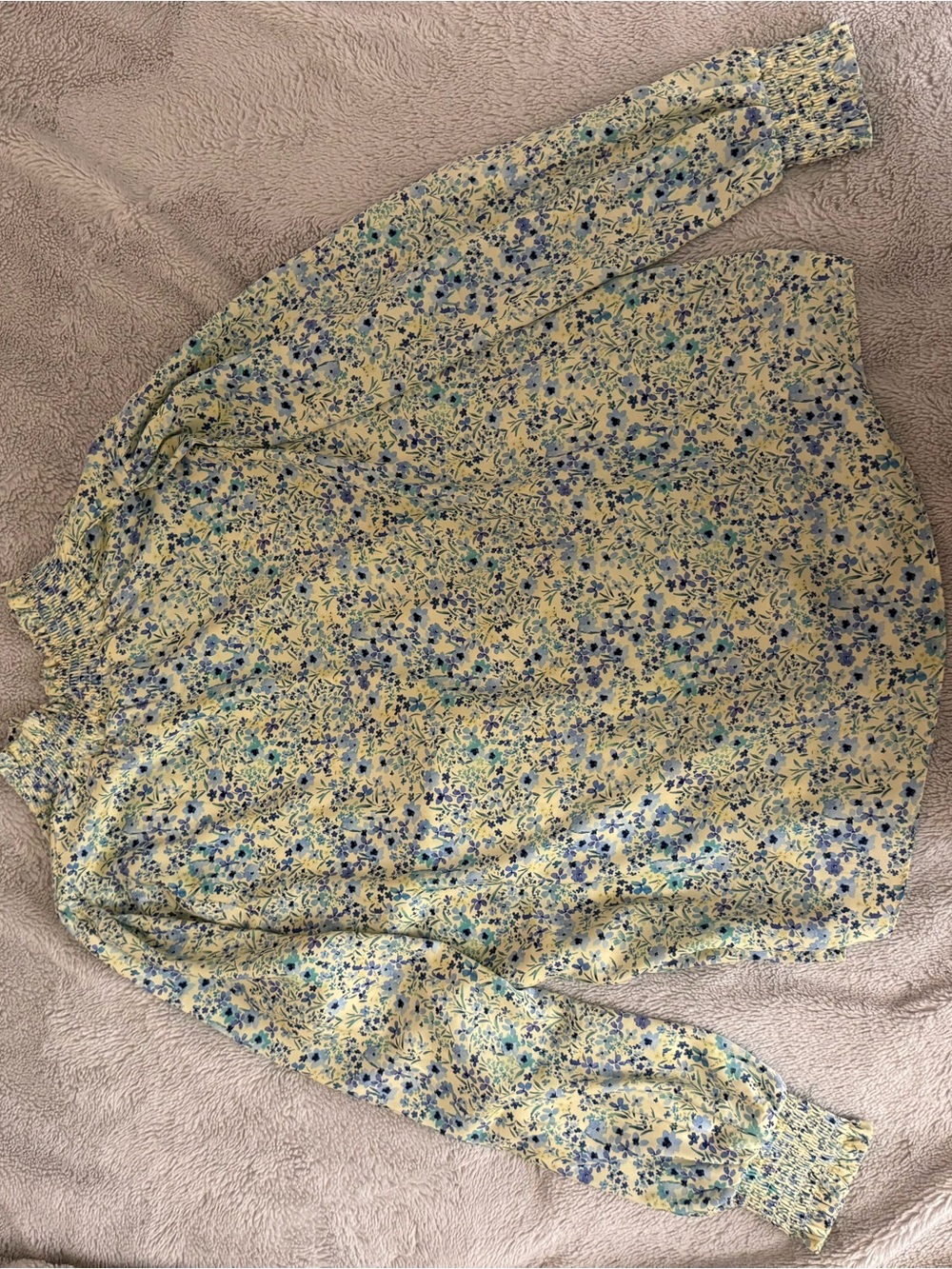 Summersalt Silky Floral Blouse - Picture 5 of 5